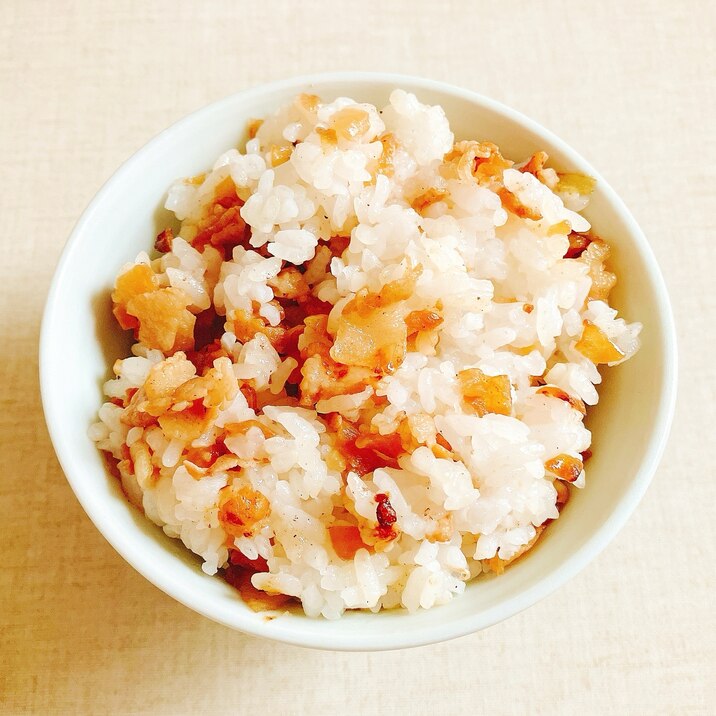 豚の生姜焼き混ぜご飯